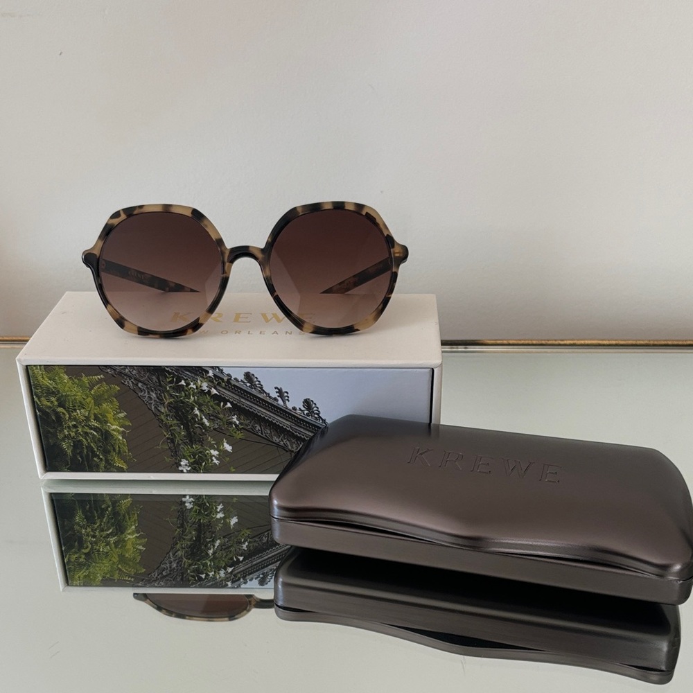KREWE SOPHIA Tortoise Shell Sunglasses